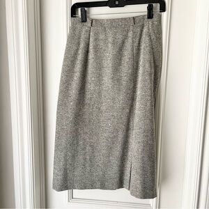Vintage Gray Midi Skirt
